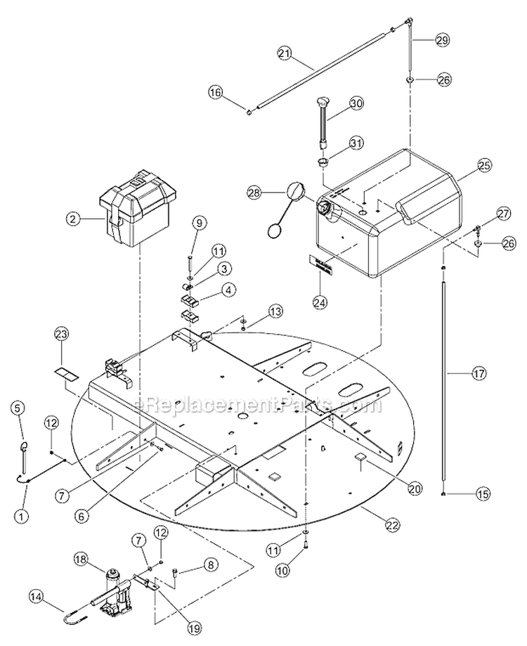 Page D Diagram and Parts List for CH8720IH 5VJAA0016AW002730 Bear Cat Chipper Shredder